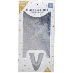 New Gifi Ballon forme lettre V, aluminium