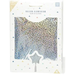 Discount Gifi Ballon forme étoile, aluminium