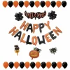 New Gifi Ballon Halloween forme ovale lettres et symboles noir et orange x66