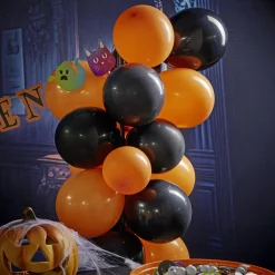 Sale Gifi Ballon Halloween noir et orange x30
