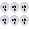 Discount Gifi Ballon Halloween noir et blanc fantôme x6