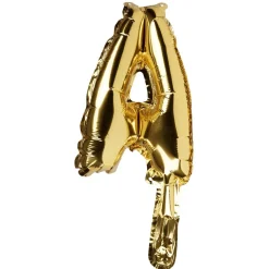 New Gifi Ballon JOYEUX ANNIVERSAIRE en aluminium doré/argenté