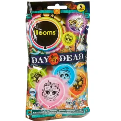 Online Gifi Ballon lumineux led Day of the dead x5