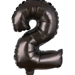 Sale Gifi Ballon noir chiffre 2