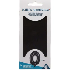 Best Gifi Ballon noir chiffre 0