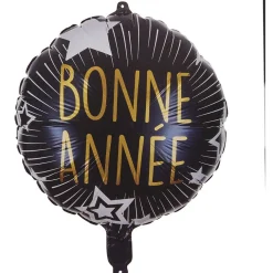 Clearance Gifi Ballon rond Bonne année noir Ø36 cm