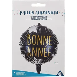 Clearance Gifi Ballon rond Bonne année noir Ø36 cm