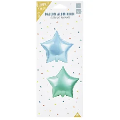 New Gifi Ballon étoile en aluminium x 2