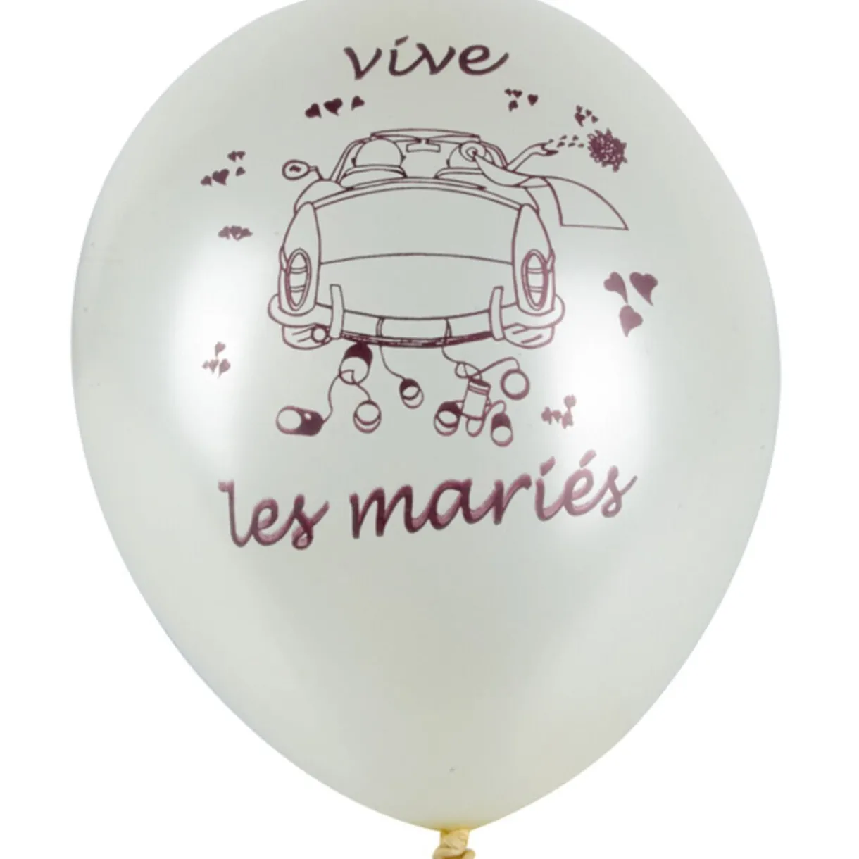 Hot Gifi Ballon Vive les mariés x6