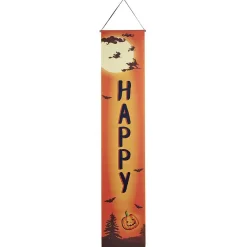 Sale Gifi Bannière verticale inscription Happy Halloween 40xH200cm x2