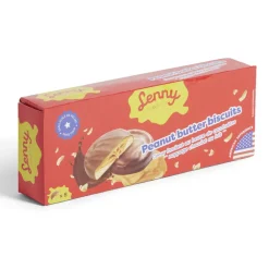 Best Gifi Biscuits Lenny beurre de cacahuète coeur fondant nappage chocolat au lait 128gr