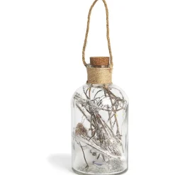 Gifi Bocal en verre avec guirlande en cuivre 10 LED^ Décoration Intérieure De Noël