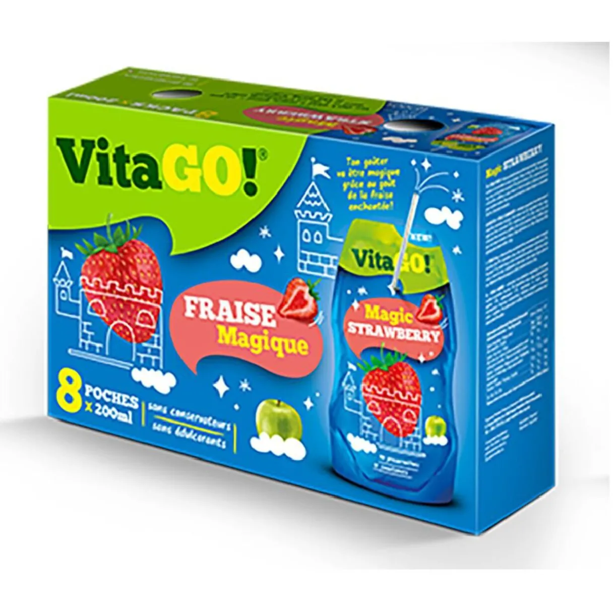 Sale Gifi Boisson fraise Vitago 20cl x8