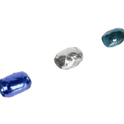 Gifi Bolduc noeud et papier cadeau argenté bleu^ Loisirs Créatifs Et Emballage Cadeau