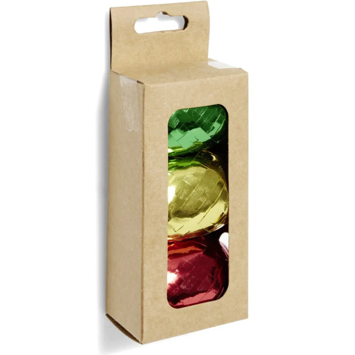 Gifi Bolduc vert rouge et doré brillant 10m x3^ Loisirs Créatifs Et Emballage Cadeau