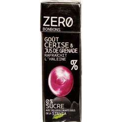 New Gifi Bonbon cerise et jus de grenade ZERØ sans sucre