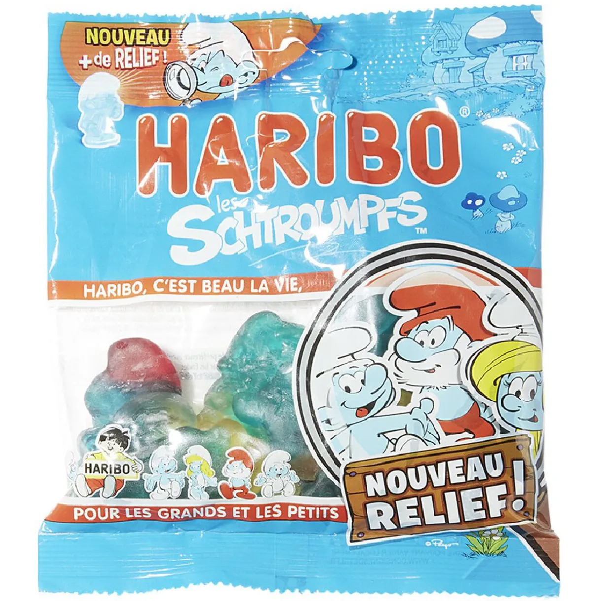 Clearance Gifi Bonbon Schtroumpfs HARIBO 120gr