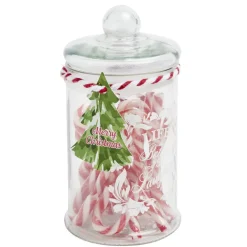 Best Gifi Bonbonnière de Noël avec sucres d'orge Ø13xH18 cm