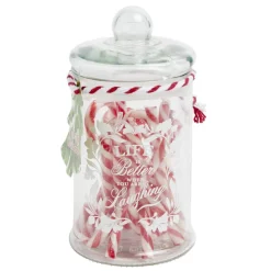Best Gifi Bonbonnière de Noël avec sucres d'orge Ø13xH18 cm