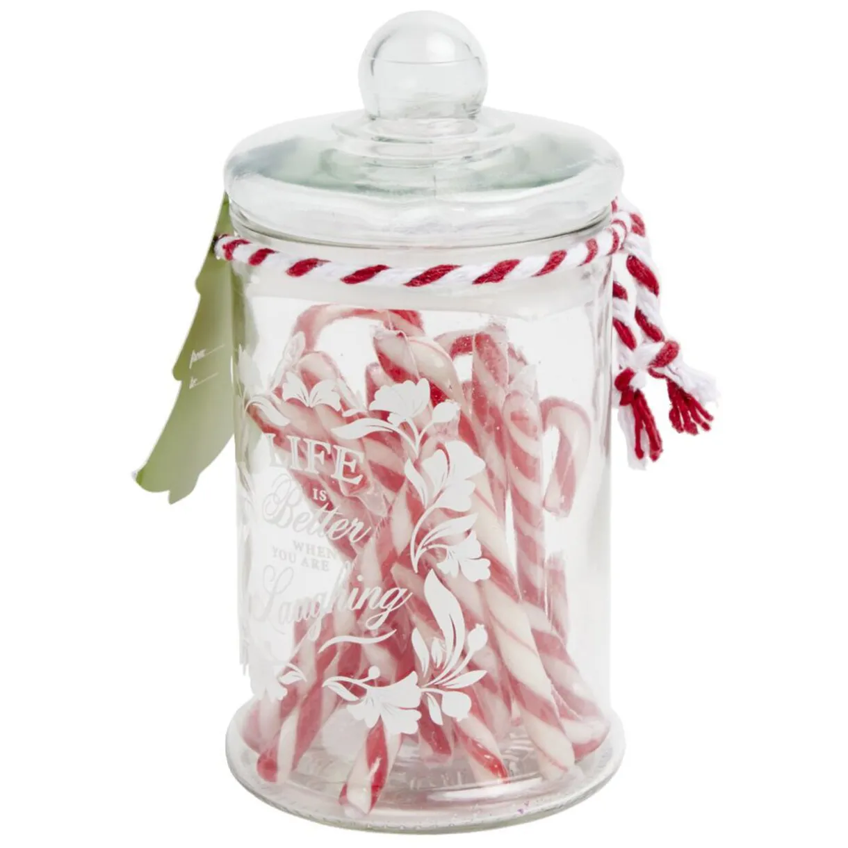 Best Gifi Bonbonnière de Noël avec sucres d'orge Ø13xH18 cm