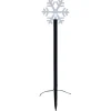 Gifi Borne à planter flocon 1LED blanc froid H40cm x5^ Décoration Extérieure De Noël