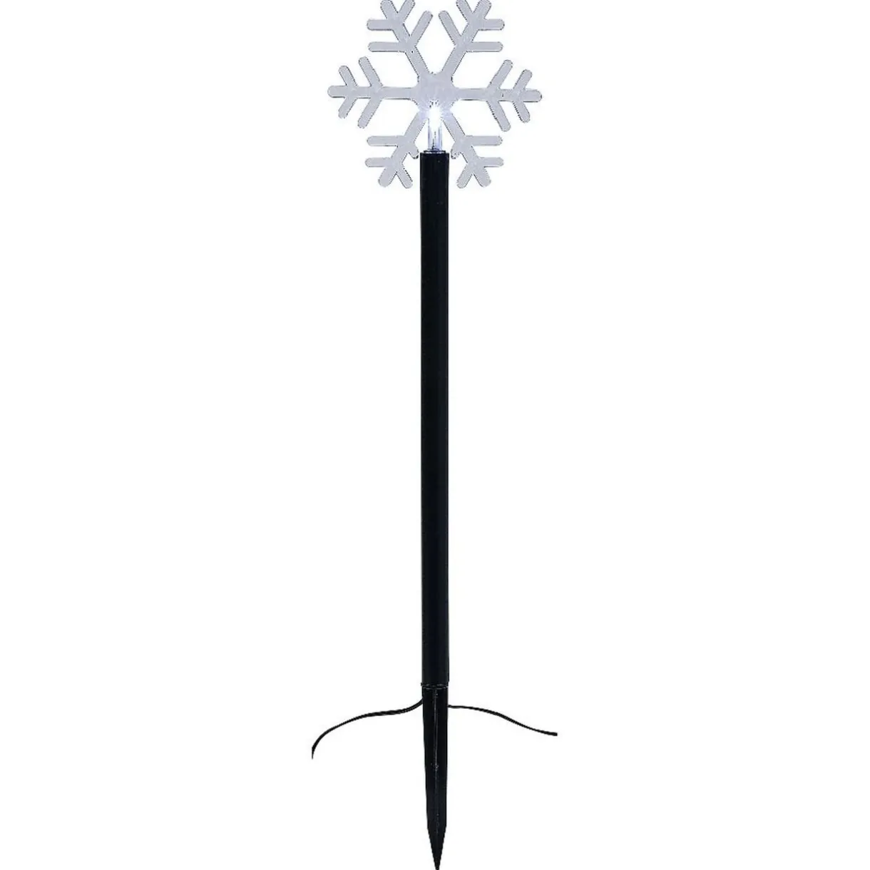 Gifi Borne à planter flocon 1LED blanc froid H40cm x5^ Décoration Extérieure De Noël