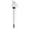 Gifi Borne solaire Olaf et un bonhomme de neige^ Décoration Extérieure De Noël
