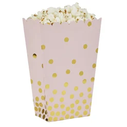 Gifi Boîte à bonbons ou pop corn rose et doré à poids x 4^ Loisirs Créatifs Et Emballage Cadeau