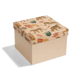 Gifi Boîte à cadeau carrée 15x15xH11cm - 2 modèles^ Loisirs Créatifs Et Emballage Cadeau