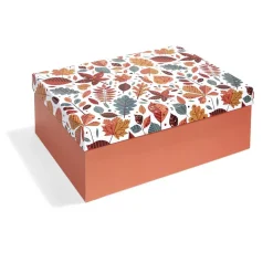 Gifi Boîte à cadeau rectangulaire 32x24xH11,2cm - 2 modèles^ Loisirs Créatifs Et Emballage Cadeau