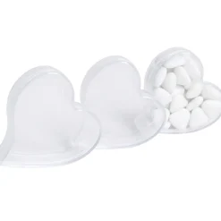 Best Gifi Boîte à dragées coeur transparent x3