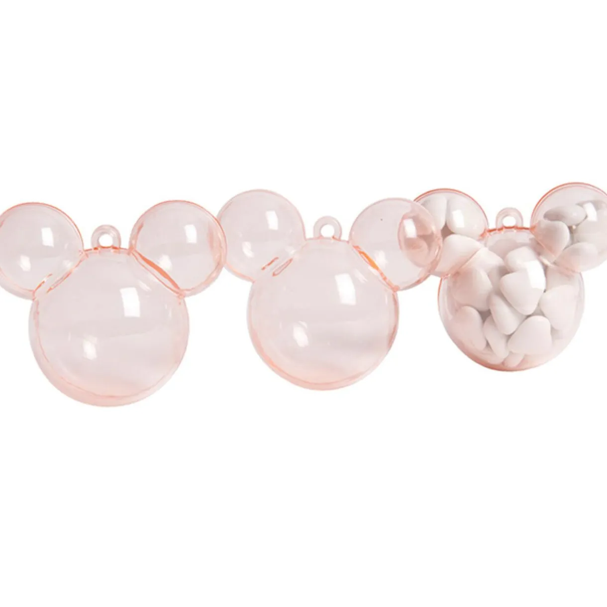 Best Gifi Boîte à dragées rose transparent x3