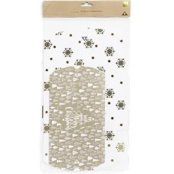 Gifi Boîte cadeau berlingot Noël motif flocon x2^ Loisirs Créatifs Et Emballage Cadeau