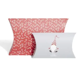 Gifi Boîte cadeau berlingot Noël motif sucre d'orge x2^ Loisirs Créatifs Et Emballage Cadeau