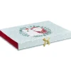 Gifi Boîte cadeau motif Père Noël Ours L.34,5 x l.24 x H.4 cm^ Loisirs Créatifs Et Emballage Cadeau