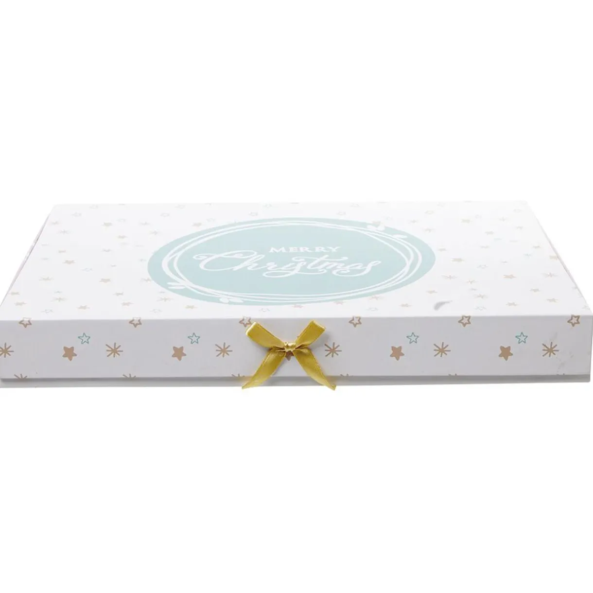 Gifi Boîte cadeau Noël Merry Christmas L.34,5 x l.24 x H.4 cm^ Loisirs Créatifs Et Emballage Cadeau