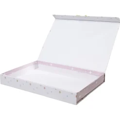 Gifi Boîte cadeau Noël Merry Christmas L.34,5 x l.24 x H.4 cm^ Loisirs Créatifs Et Emballage Cadeau