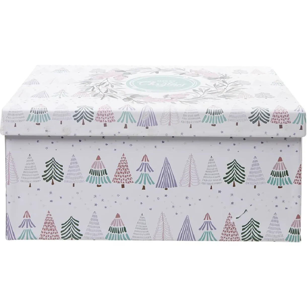 Gifi Boîte cadeau Noël Merry Christmas L.32,5 x l.14,5 x H.23 cm^ Loisirs Créatifs Et Emballage Cadeau