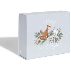 Gifi Boîte cadeau Noël pliable motif nature^ Loisirs Créatifs Et Emballage Cadeau