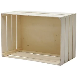 Gifi Boîte en bois grand modèle marron^ Décoration Intérieure De Noël