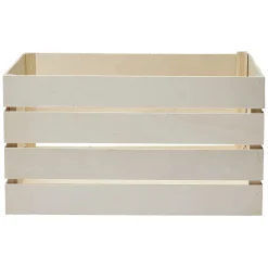 Gifi Boîte en bois grand modèle marron^ Décoration Intérieure De Noël