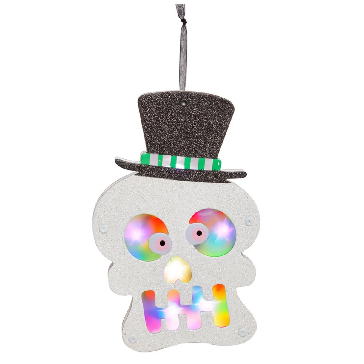 Best Gifi Boîte lumineuse Halloween crâne