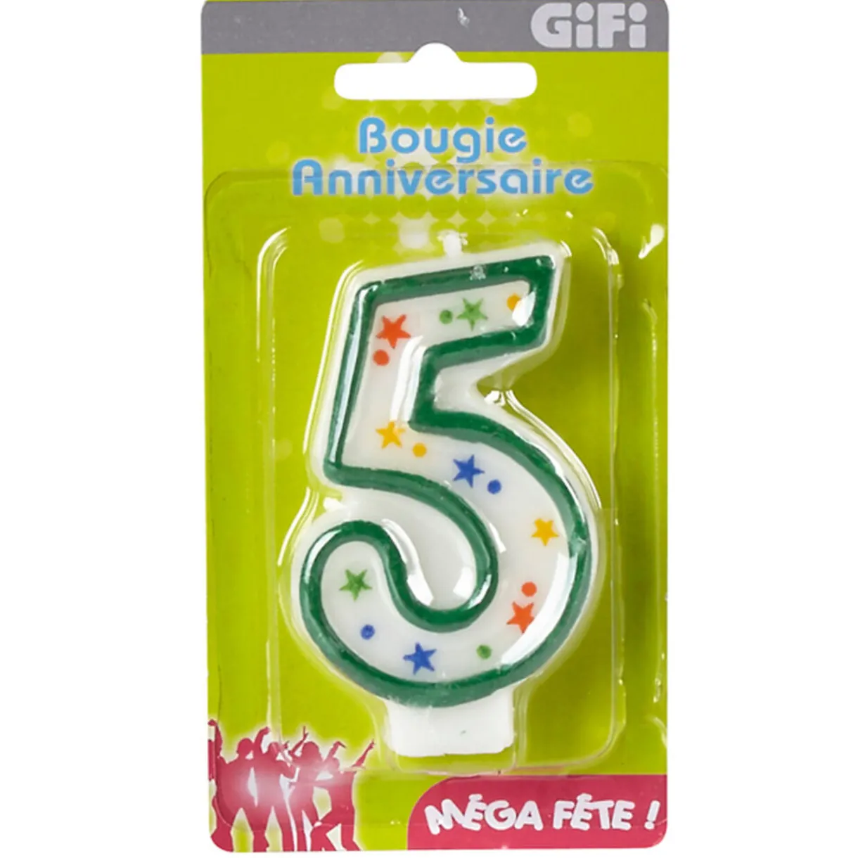 Outlet Gifi Bougie anniversaire