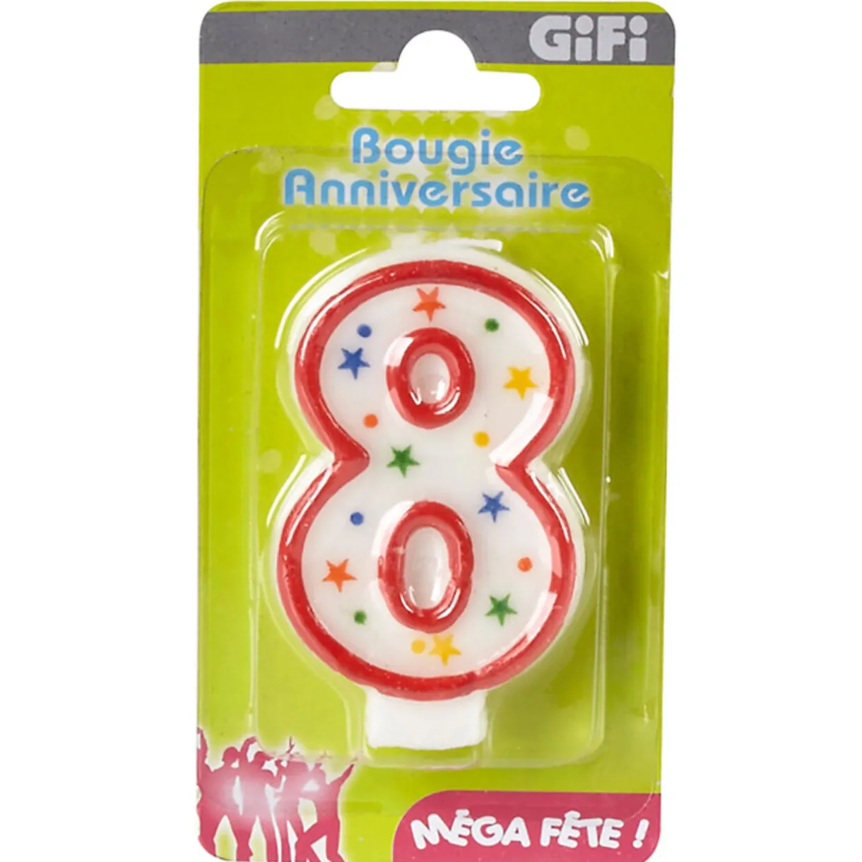 Gifi Bougie anniversaire