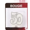 Online Gifi Bougie anniversaire chiffre 50