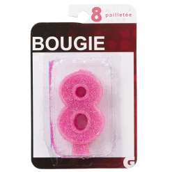 Clearance Gifi Bougie anniversaire chiffre 8