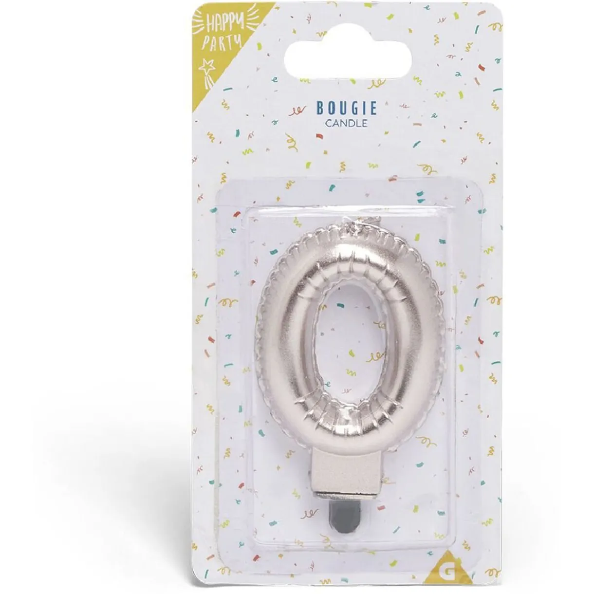 Online Gifi Bougie anniversaire chiffre 0 rose gold