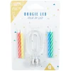 Clearance Gifi Bougie anniversaire lumineuse à led chiffre 0