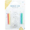Gifi Bougie anniversaire lumineuse à led chiffre 6