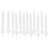 Discount Gifi Bougie d'anniversaire blanc avec support x 12